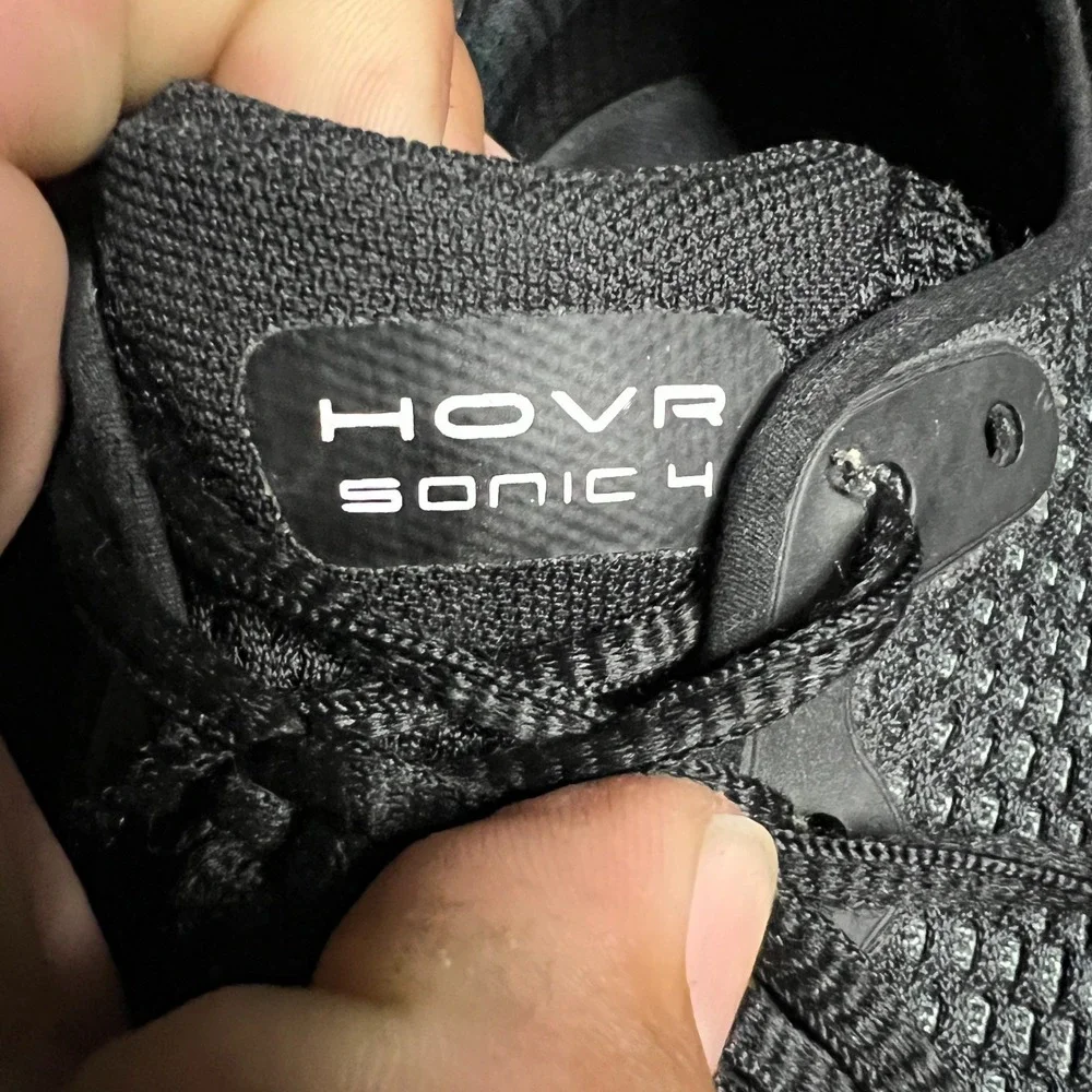 Under Armour HOVR‎ Sonic 4 3023559-002 Womens US 11 Running Shoes Black Sneakers